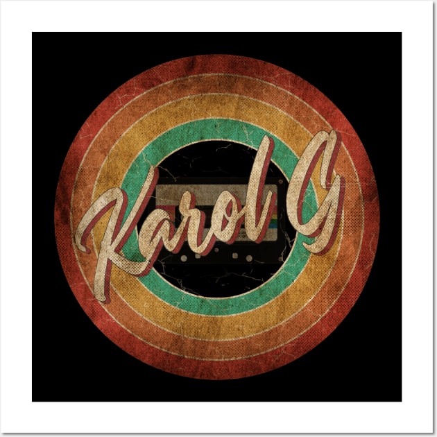 Karol G Vintage Circle Art