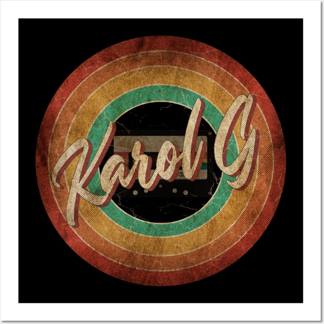 Karol G Vintage Circle Art